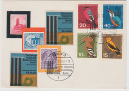 Germany-1963 Berlin Industrial Fair Commemorative Postcard Cover - Storia Postale