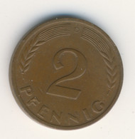 BRD 1959 D: 2 Pfennig, KM 106 - 2 Pfennig