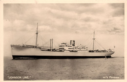 M/S PANAMA * Carte Photo * Bateau Johnson Line Suède Sverige Paquebot Commerce Marine Marchande ? - Autres & Non Classés