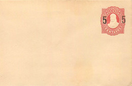 ARGENTINE - LETTRE ENTIER POSTAL - 5 CENTAVOS Sur 8 CENTAVOS ROUGE. - Covers & Documents