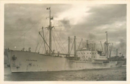 Cargo Suédois ANDAMAN * Carte Photo * Bateau Suède Sverige Svenska Paquebot Commerce Marine Marchande ? - Autres & Non Classés