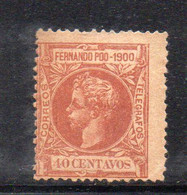 XP4270 - FERNANDO POO 1900, 5 Cent Yvert N. 81  *  Linguella Forte (2380) - Fernando Po