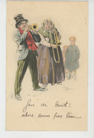 Illustrateur LUBIN DE BEAUVAIS - Jolie Carte Fantaisie Musiciens Des Rues (1901) - Beauvais