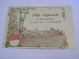 CPA - Carte Officielle - Suisse - Lutry - Fête Régionale De Gymnastique Du 30 Juillet - 1910 - SUP - (EO 4) - Lutry