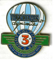 Pin's Montgolfière Balloon Valenciennes 1992 - Montgolfières