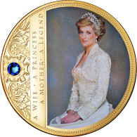 United Kingdom , Médaille, Portraits De La Princesse Diana, FDC, Copper Gilt - Autres & Non Classés