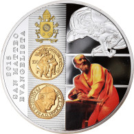 France, Médaille, Evangile, Saint-Matthieu, 2015, FDC, Cuivre Plaqué Argent - Autres & Non Classés