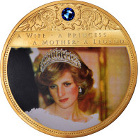 United Kingdom , Médaille, Portraits De La Princesse Diana, SUP+, Copper Gilt - Autres & Non Classés