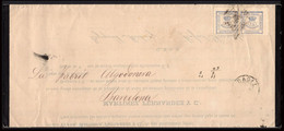 España - Edi O 115 (2 Cuartillo) - Carta Impresa "Cádiz 15/2/1873" A Barcelona - Cartas & Documentos