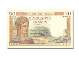 50 Francs Cérès Type 1933 Modifié - 50 F 1934-1940 ''Cérès''