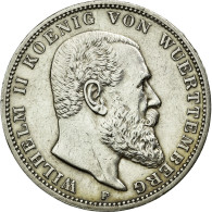 Monnaie, Etats Allemands, WURTTEMBERG, Wilhelm II, 3 Mark, 1912, Freudenstadt - Sonstige & Ohne Zuordnung