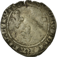 Monnaie, France, Gros, 1427, TB, Argent, Duplessy:481 - 1422-1461 Carlo VII Il Vittorioso