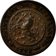 Monnaie, Pays-Bas, Wilhelmina I, 1/2 Cent, 1898, TTB, Bronze, KM:109.2 - 0.5 Centavos