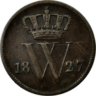 Monnaie, Pays-Bas, William I, Cent, 1827, TB+, Cuivre, KM:47 - 1815-1840: Willem I.