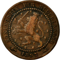 Monnaie, Pays-Bas, Wilhelmina I, Cent, 1897, TTB, Bronze, KM:107.2 - 1 Cent