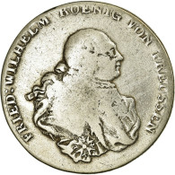 Monnaie, Etats Allemands, PRUSSIA, Friedrich Wilhelm II, Thaler, 1789, Breslau - Taler En Doppeltaler
