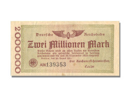 Billet, Allemagne, 2 Millionen Mark, 1923, SPL - Reichsschuldenverwaltung