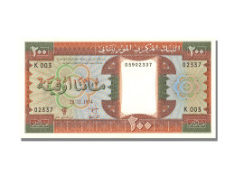 Billet, Mauritanie, 200 Ouguiya, 1974, 1974-11-28, NEUF - Mauritanië