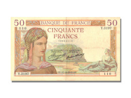 Billet, France, 50 Francs, 50 F 1934-1940 ''Cérès'', 1935, 1935-10-17, SUP+ - 50 F 1934-1940 ''Cérès''