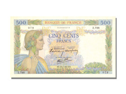 Billet, France, 500 Francs, 500 F 1940-1944 ''La Paix'', 1940, 1940-07-25, SUP - 500 F 1940-1944 ''La Paix''