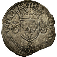 Monnaie, France, Douzain Aux Croissants, 1550, Paris, TB, Billon, Sombart:4380 - 1547-1559 Henry II