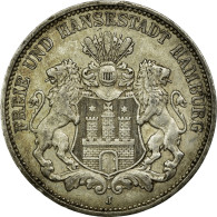 Monnaie, Etats Allemands, HAMBURG, 3 Mark, 1910, Hamburg, TTB, Argent, KM:620 - Other & Unclassified