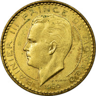 Monnaie, Monaco, 10 Francs, 1950, SUP, Aluminium-Bronze, Gadoury:139 - 1949-1956 Oude Frank