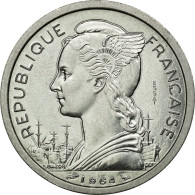 Monnaie, Comoros, 2 Francs, 1964, Paris, FDC, Aluminium, Lecompte:34 - Comorre