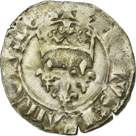 Monnaie, France, Gros, Troyes, TTB, Billon, Duplessy:405C - 1380-1422 Carlos VI El Bien Amado