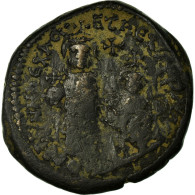 Monnaie, Heraclius 610-641, Follis, Constantinople, TB+, Cuivre, Sear:805 - Bizantinas