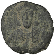 Monnaie, Constantine VII Porphyrogénète, Follis, Constantinople, TB+, Cuivre - Bizantine