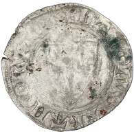 Monnaie, France, Blanc, Rouen, TB, Billon, Duplessy:377A - 1380-1422 Carlos VI El Bien Amado