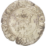 Monnaie, France, Gros, Paris, TTB+, Billon, Duplessy:387A - 1380-1422 Carlos VI El Bien Amado