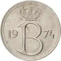 Monnaie, Belgique, 25 Centimes, 1974, Bruxelles, SUP+, Copper-nickel, KM:153.1 - 25 Centimes