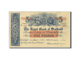 Billet, Scotland, 5 Pounds, 1957, TTB+ - 5 Pond