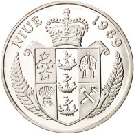 Monnaie, Niue, Elizabeth II, 50 Dollars, 1989, FDC, Argent, KM:44 - Niue