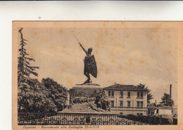 Legnano, Monumento Alla Battaglia - Cartolina Viagg.1943 Francobollo Asportato - Legnano