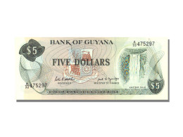 Billet, Guyana, 5 Dollars, KM:22e, NEUF - Guyana