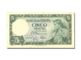 Billet, Espagne, 5 Pesetas, 1954, 1954-07-22, KM:146a, SPL - 5 Pesetas