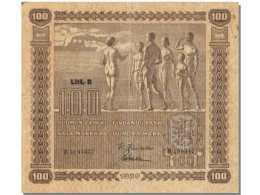 Billet, Finlande, 100 Markkaa, 1939, KM:73a, SUP - Finlandia