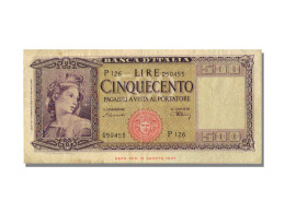 Billet, Italie, 500 Lire, 1948, 1948-02-10, KM:80a, TTB - 500 Liras