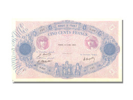 Billet, France, 500 Francs, 500 F 1888-1940 ''Bleu Et Rose'', 1922, 1922-05-04 - 500 F 1888-1940 ''Bleu Et Rose''