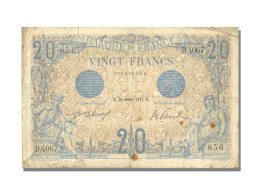 Billet, France, 20 Francs, 20 F 1905-1913 ''Bleu'', 1913, 1913-01-30, TB+ - 20 F 1905-1913 ''Bleu''