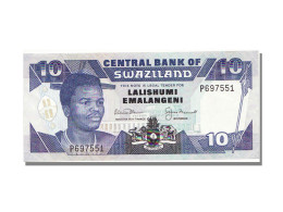 Billet, Swaziland, 10 Emalangeni, 1992, NEUF - Swasiland