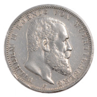 Monnaie, Etats Allemands, WURTTEMBERG, Wilhelm II, 3 Mark, 1912, Freudenstadt - Altri & Non Classificati