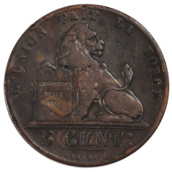 Monnaie, Belgique, Leopold I, 5 Centimes, 1850, TTB, Cuivre, KM:5.1 - 5 Cent