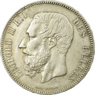Monnaie, Belgique, Leopold II, 5 Francs, 5 Frank, 1867, TTB+, Argent, KM:24 - 5 Frank