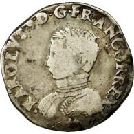 Monnaie, France, Teston, 1575, Bayonne, TB+, Argent, Duplessy:1069 - 1560-1574 Charles IX