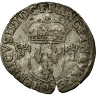 Monnaie, France, Douzain 9ème Type, 1593, Clermont, TTB, Billon, Duplessy:1254 - 1589-1610 Henry IV The Great