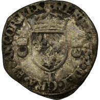 Monnaie, France, Douzain Aux Croissants, 1551, Nantes, TB+, Billon, Duplessy:997 - 1547-1559 Henri II